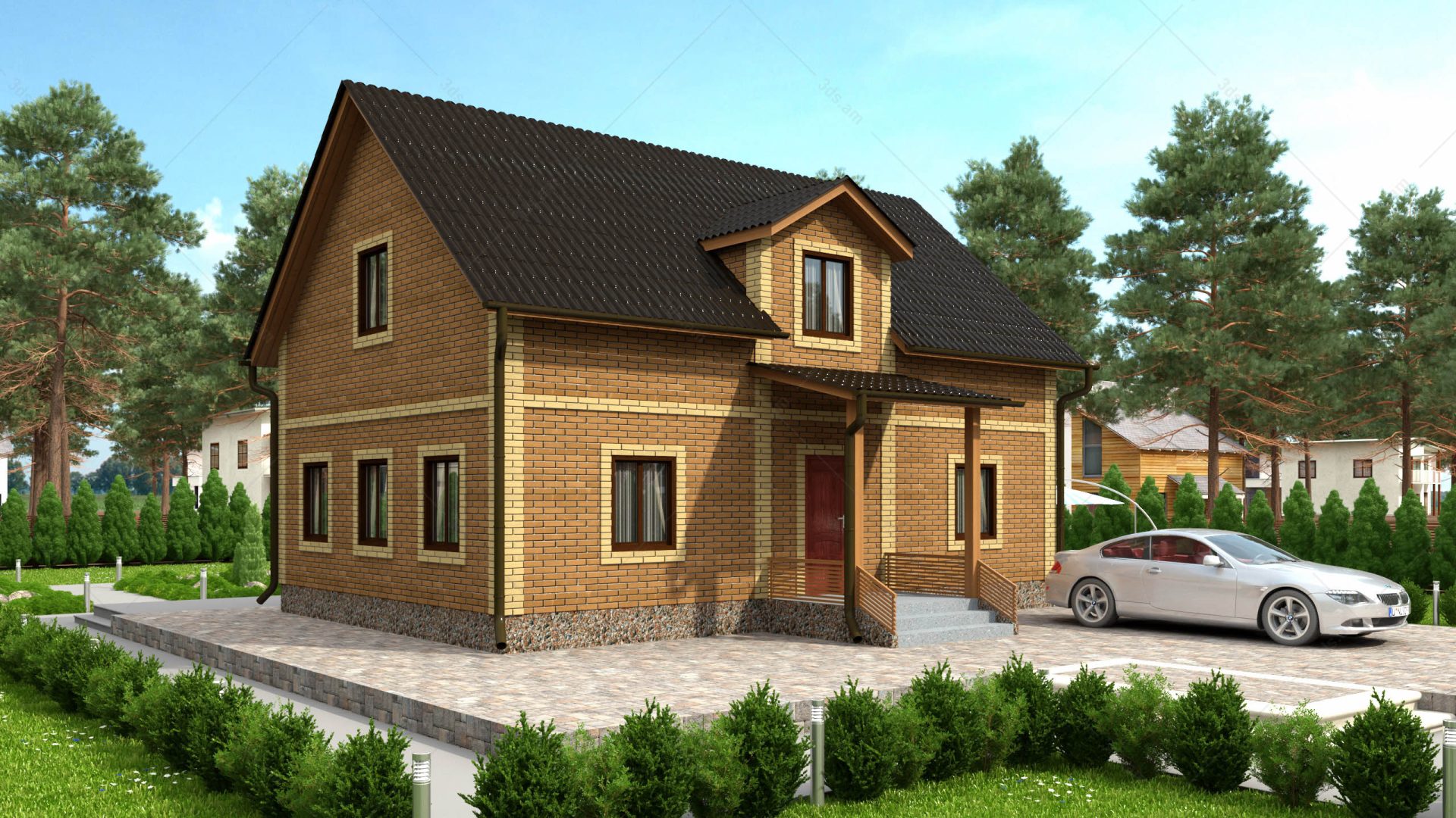 Металлический дом в Кропоткине 3D-тур